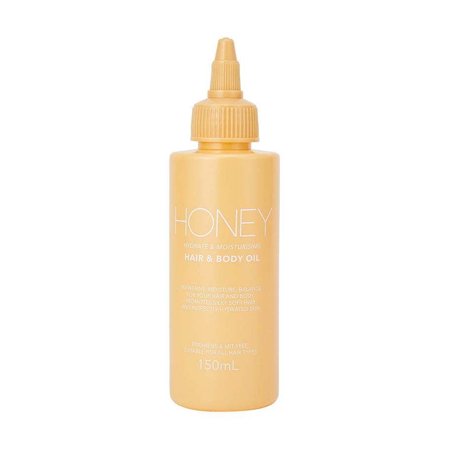 Hydrate and Moisturising Hair and Body Oil 150ml - Honey