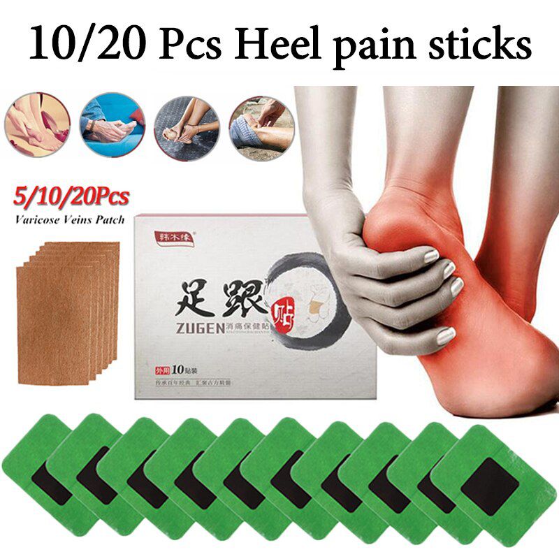 1/5/8/10/20 Pcs Heel Spur Pain Relief Patch Herbal Bone Spurs Achilles Tendonitis Patch Calcaneal Spur Plaster Foot Care Tool