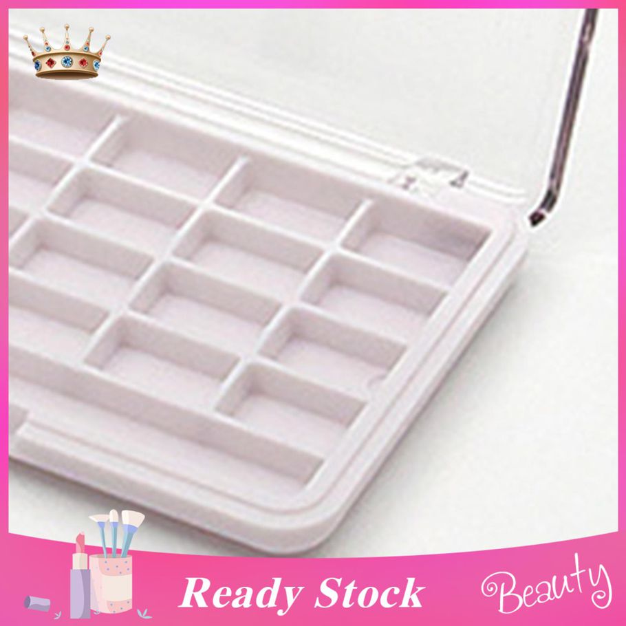 Compartment Organizer Clear Small Things Organizer Case with Mirror