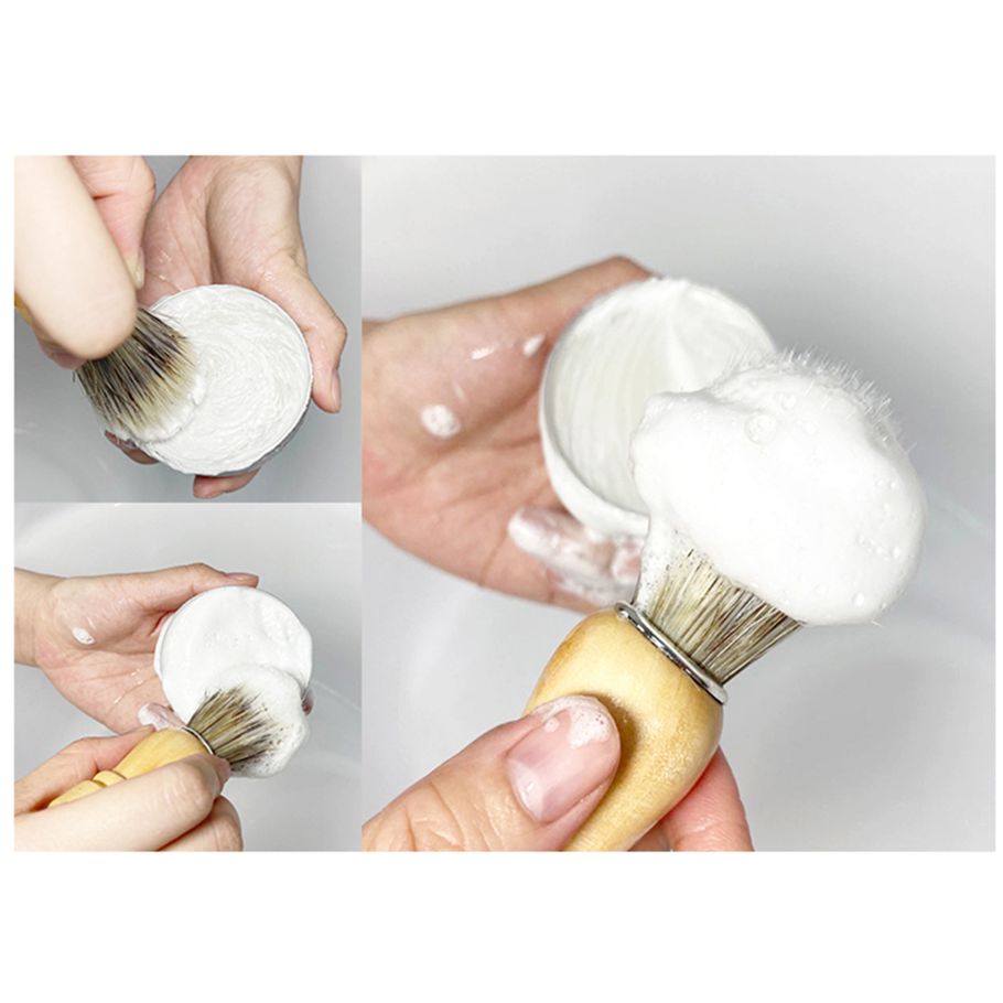 Shaving Cream Rich Lathers Anti-slip Nourishing Beard Removal Cream Brush