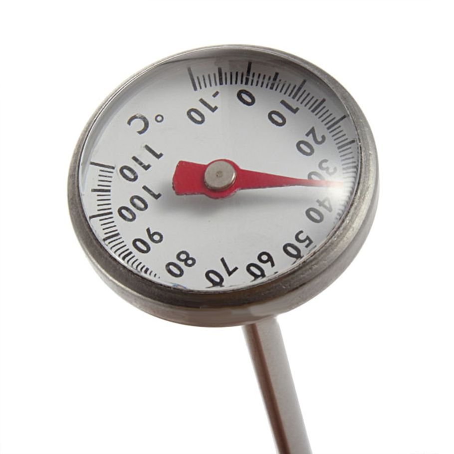 rtable 1/2PCS Stainless Steel Thermometer Kitchen Probe Food Tea Water Meat Milk Coffee Foam BBQ Tature Tester