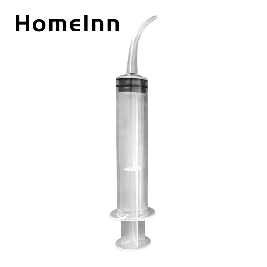 Dental Syringe with Curved Tip Teeth Whitening Liquid Extraction Syringe