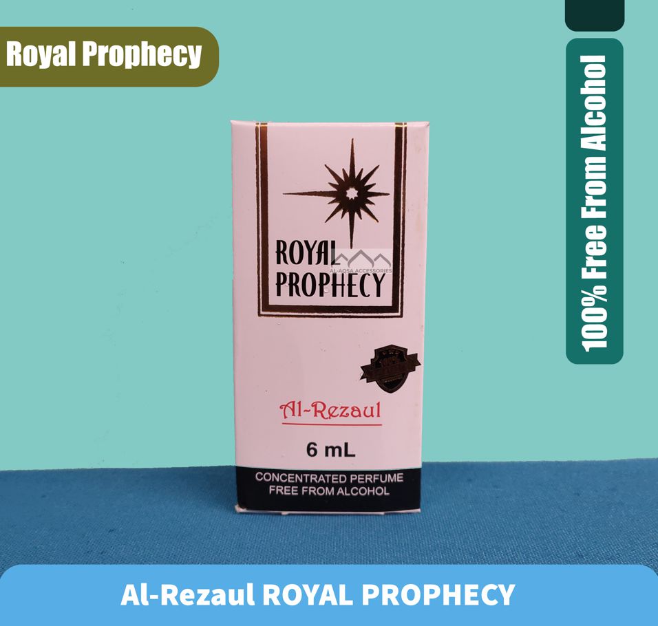 Al Rezaul Royal Prophecy Attar Long Lasting Roll On Non Alcoholic Perfume - 6ml