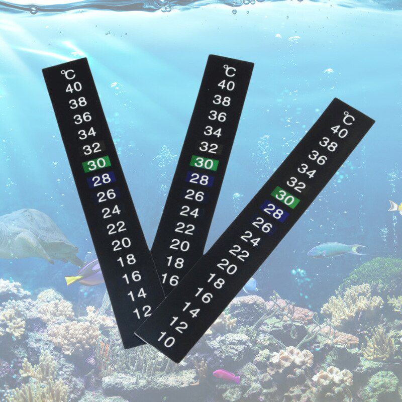 1/3/5pcs Stick-On Dil Aquarium Fish TaFridge Thermometer Sticker Tature Temp Measurement Stickers Tools