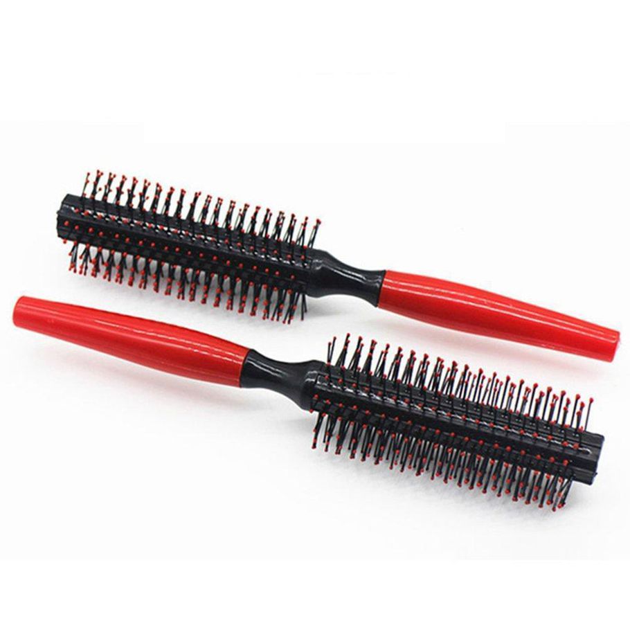 Pro Round Brush Curly Hair Roller Brush-1PCS (MULTICOLOR)