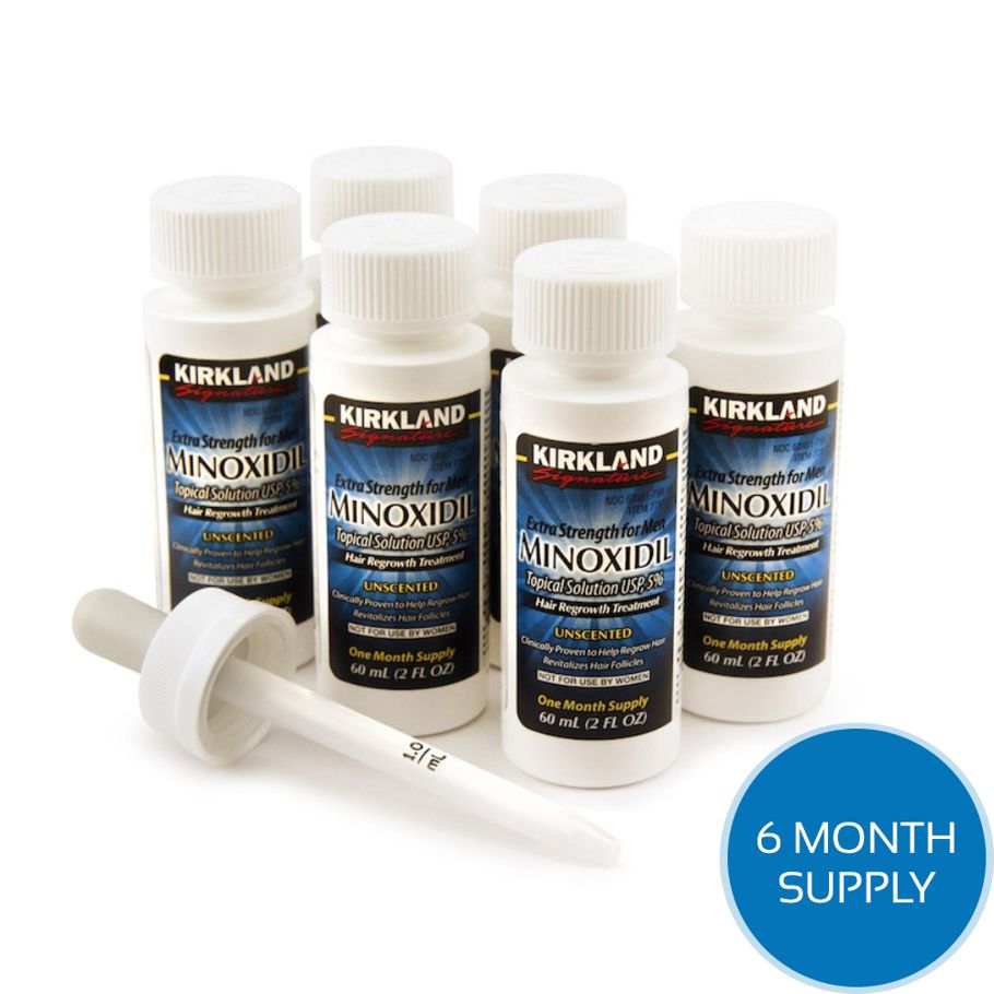Kirkland Minoxidil 5% Extra Strength-6 months supply (intact box with 7gm lclt)