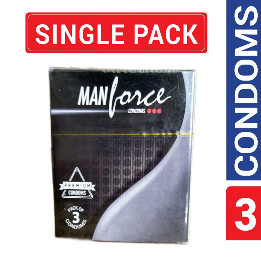 Manforce - Premium Condoms - Single Pack - 3x1=3pcs