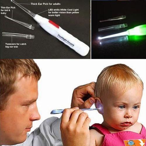 Flashlight Ear Cleaner Earpick Wax Removal LED Light Health Care Torch Remover