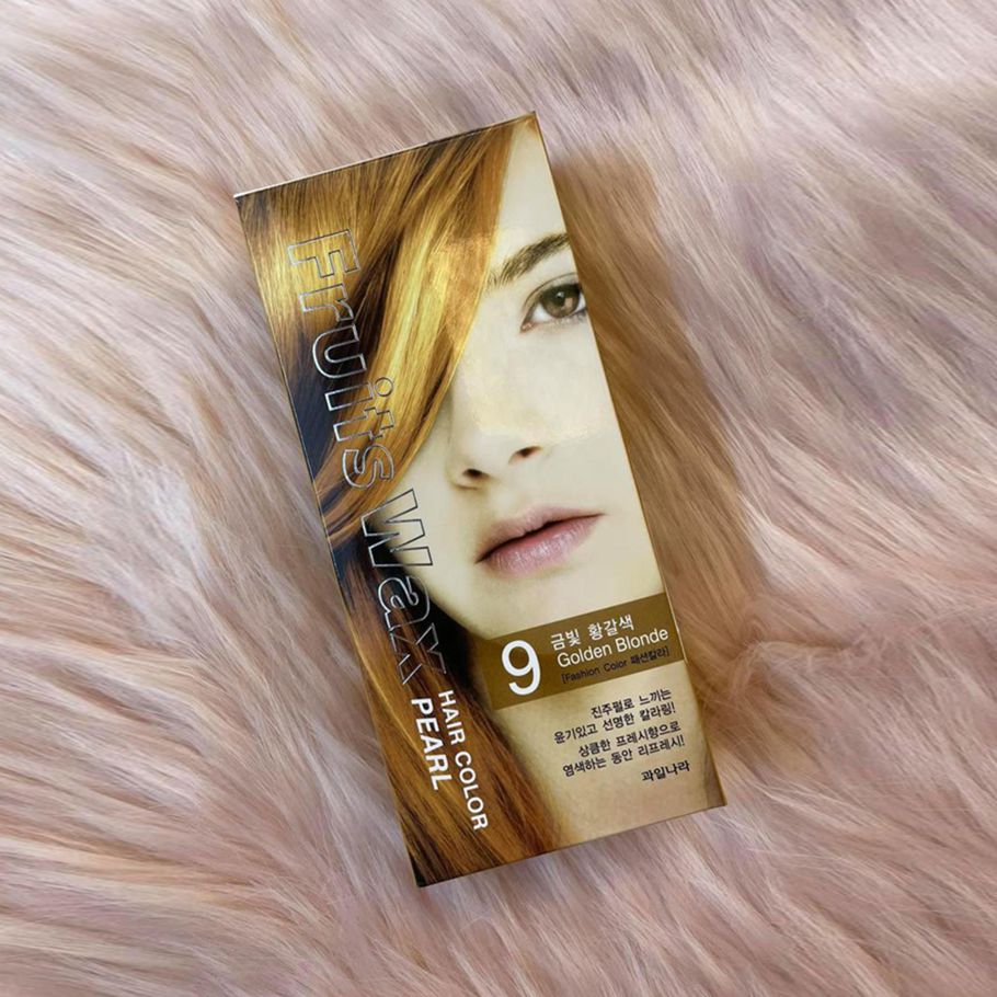 Fruit Wax Pearl Hair Color #09 (Golden blonde) - 120g