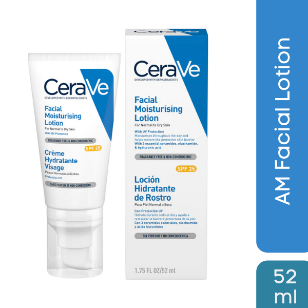 CeraVe AM Facial Moisturising Lotion SPF 25 - 52ml