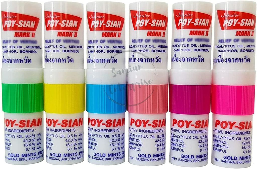 Poysian Menthol Salt Nasal Inhaler Thailand 1pcs