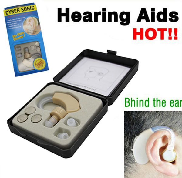 Yfashion JZ-1088A Hearing Aids Ear Sound Amplifier Volume one Adjustable Listen istant Delicate Ear Care Set for Hearing-impaired People