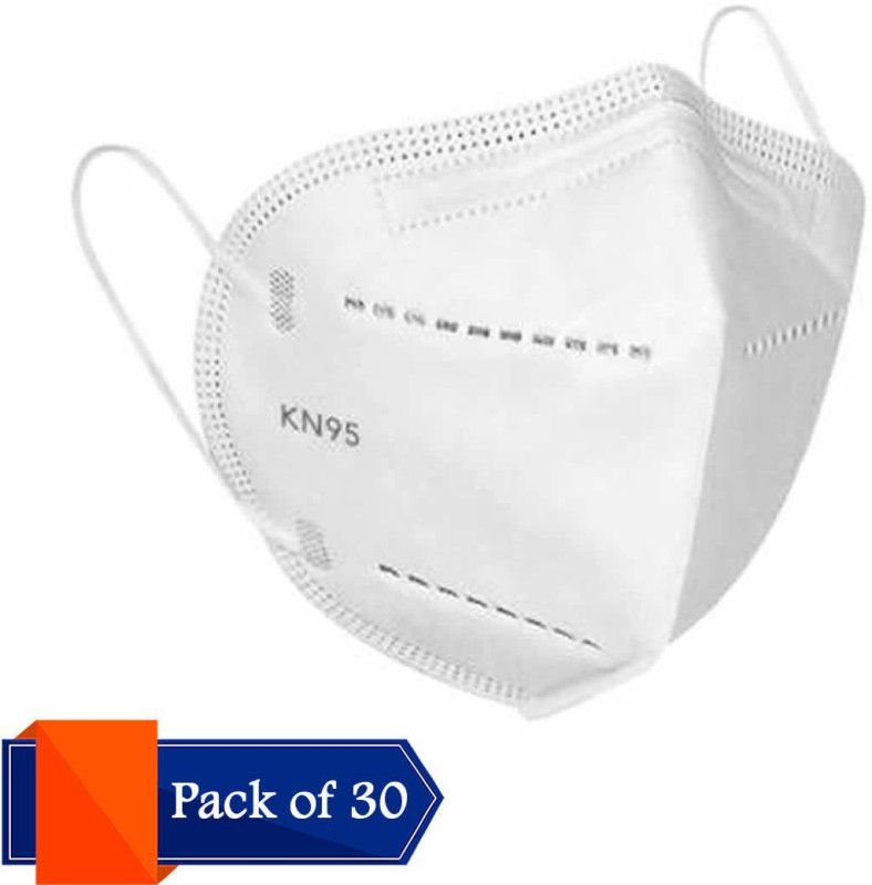FStyler Medical Mask Respirator KN95 with Nose Pin (Pack of 30) MRKN95-32-30  (White, Free Size, Pack of 30)
