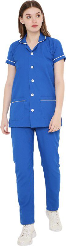 Associated Uniforms Nurse Uniform Royal Blue XXL Shirt, Pant Hospital Scrub  (Royal Blue XXL)