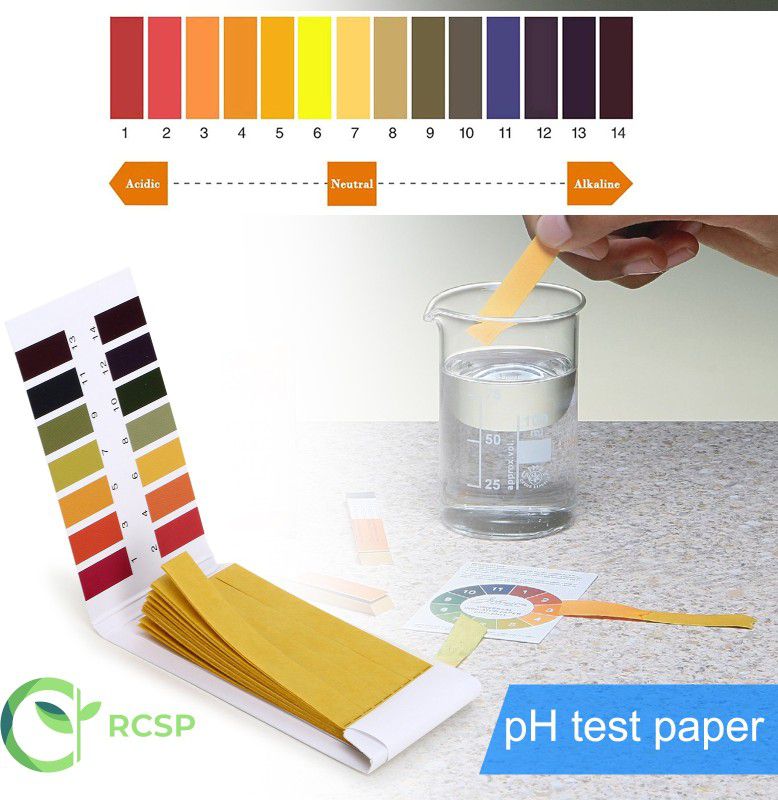 RCSP PH paper strip (UNIVERSAL INDICATOR PAPER) Ph Test Strip  (1 - 14)