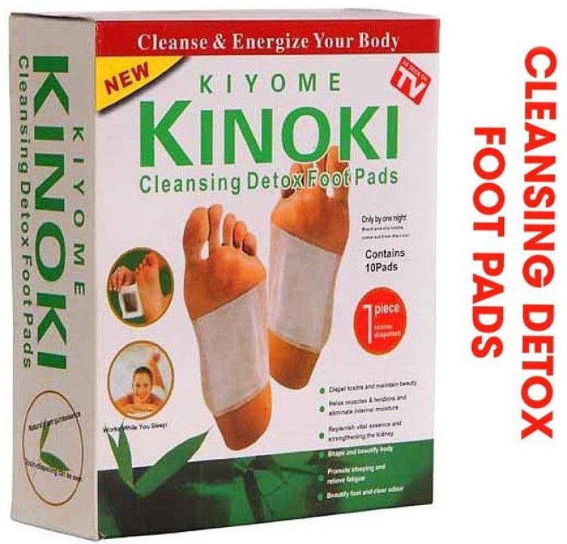 KIYOME KINOKI WHITE TOXIN GINGER Pain Relief Cleansing Foot Pads (Pack of 10 Pec For 5 Day) Plaster & Patch  (1 Units)