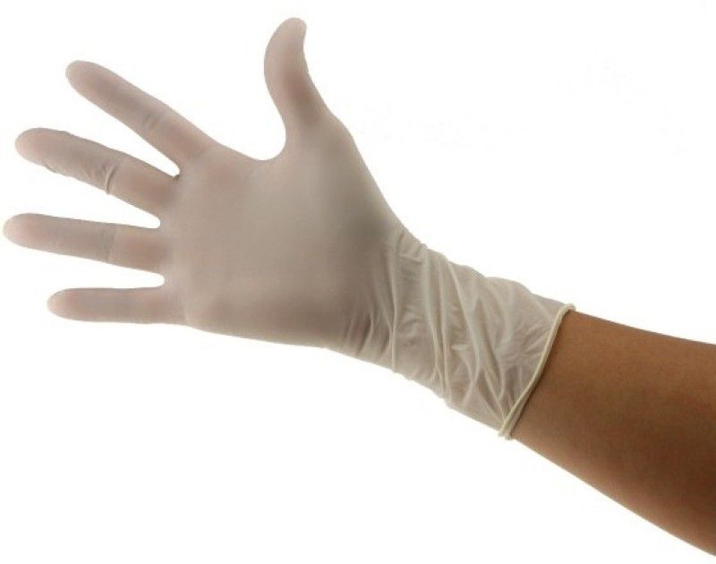 E Solutions mediical glove-357 Rubber, Nitrile, Latex Surgical Gloves  (Pack of 100)