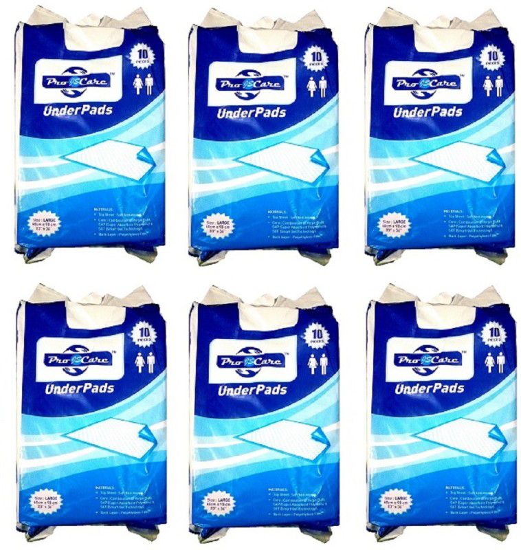 PROCARE ADULT UNDERPADS Adult Diapers - XXL  (60 Pieces)