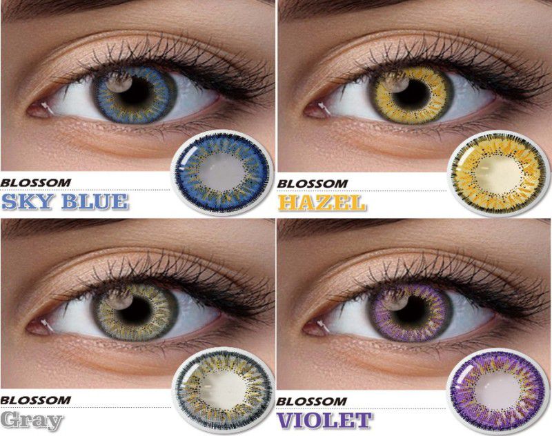 sonya lens Monthly Disposable  (0, Colored Contact Lenses, Pack of 8)
