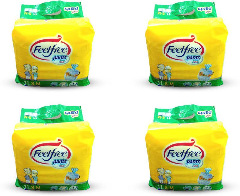 FeelFree ADULT PANT Adult Diapers - S - M  (44 Pieces)
