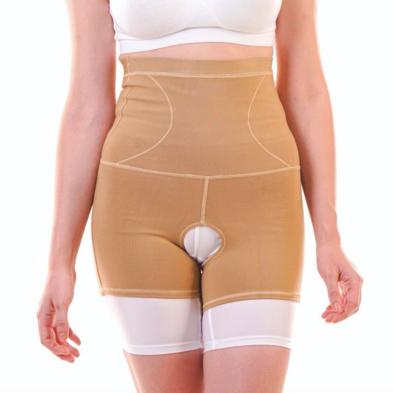 Emporium Slim Looking Women Under cloth Shaper High waist thigh corset shape wear Thigh Support  (Beige)