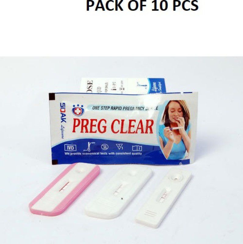 sidak PREGNANCY KIT PACK OF 10 PCS Pregnancy Test Kit  (10 Tests)