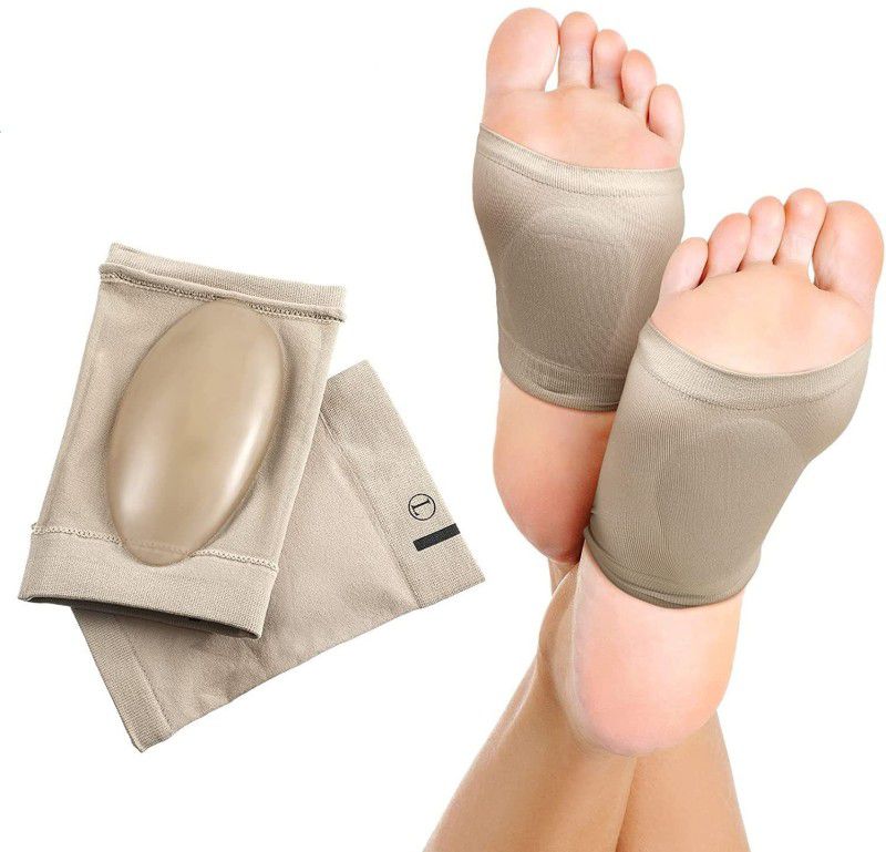 BALKRISHNA ENTERPRISE Metatarsal pad Arch cushion sleeve for men and women (1 Pair) Foot Support  (Beige)