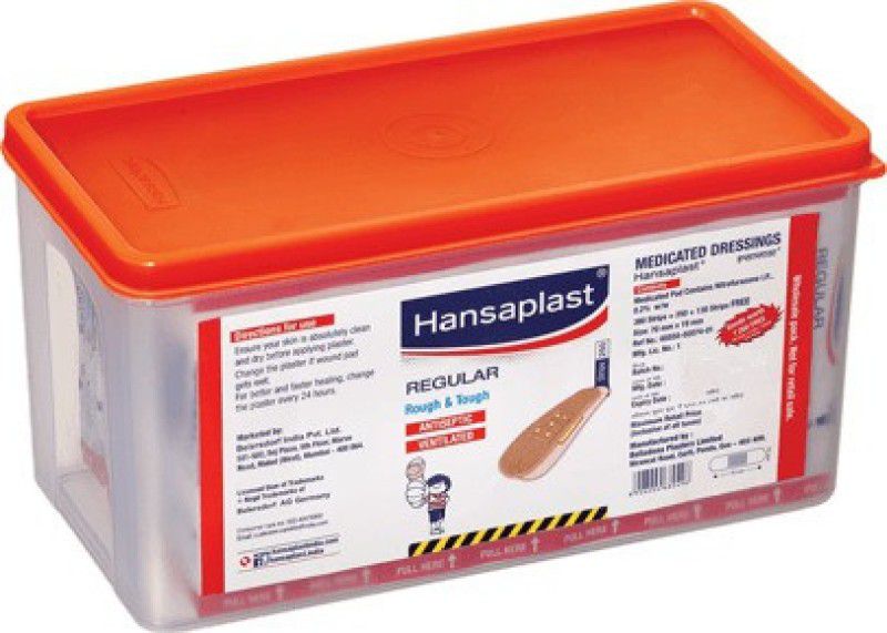 HANSAPLAST Regular Medicated Dressing 1000's Box Pack Bandage Protector  (Adult & Kids Foot, Hand)