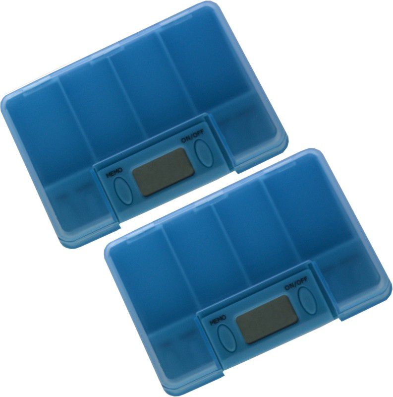 JMALL 2 Piece Small Storage Box for Pills Medicine Organizer - RD01A Medicine Dispenser