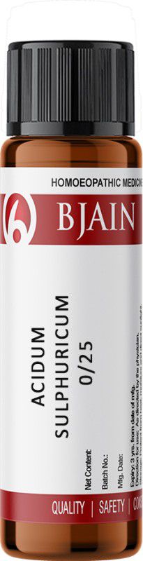 Bjain Acidum Sulphuricum 0/25 LM Globules  (6 g)