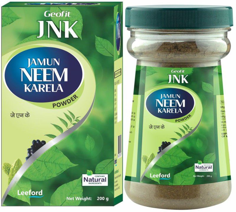 Leeford Jamun Neem Karela Powder 100% Natural Pack of 2 (200 gm Each)  (Pack of 2)