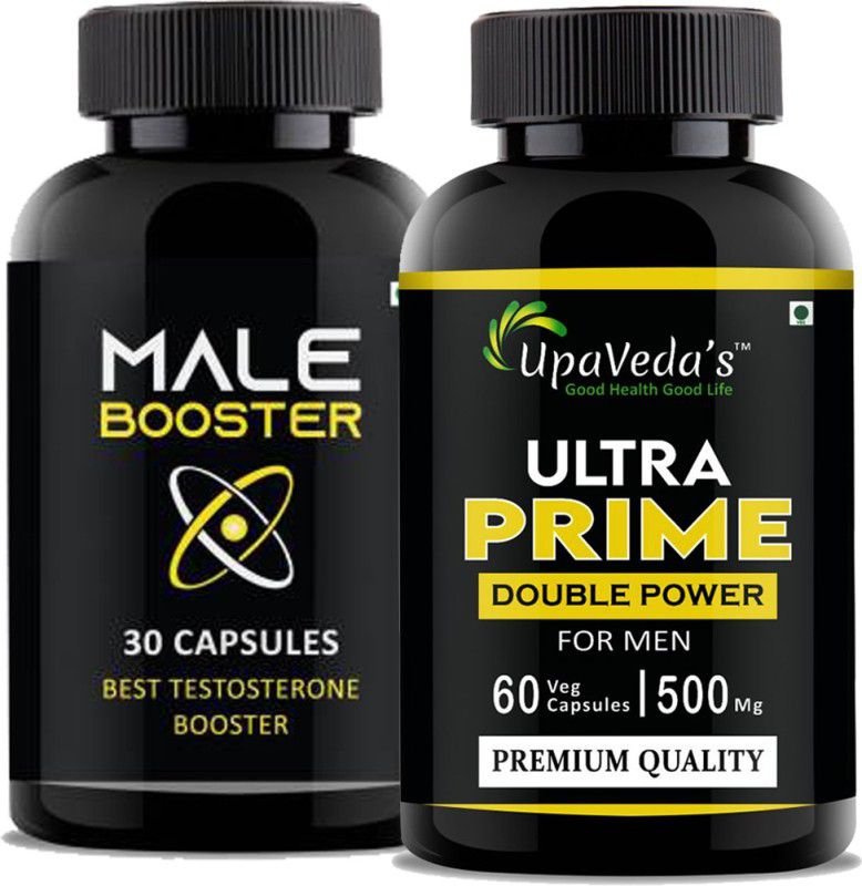 UpaVeda’s Male Booster & ULTRA PRIME BOOSTER FOR Men GET MORE ENERGY Combo of 2  (Pack of 2)