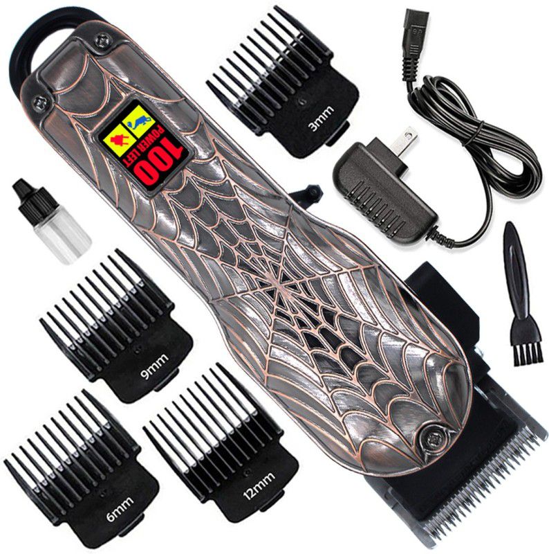 QGS Washable Rechargeable Beard Moustache Hair Trimmer High Power Hair Clipper 119 Trimmer 120 min Runtime 7 Length Settings  (Multicolor)