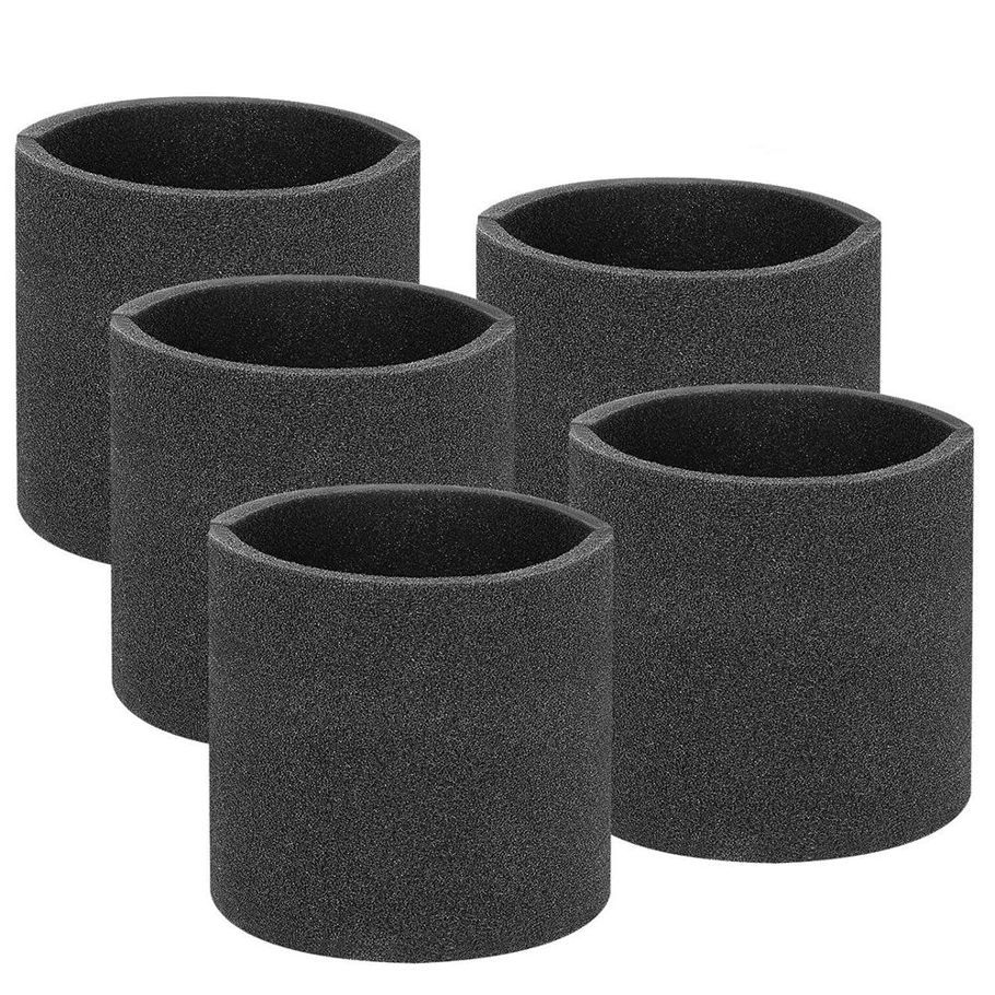 5 Packs of 90585 Foam Set VF2001 Foam Filter, Suitable for Most Shop-Vac, Vacmaster and Genie Shop Vacuum Cleaners
