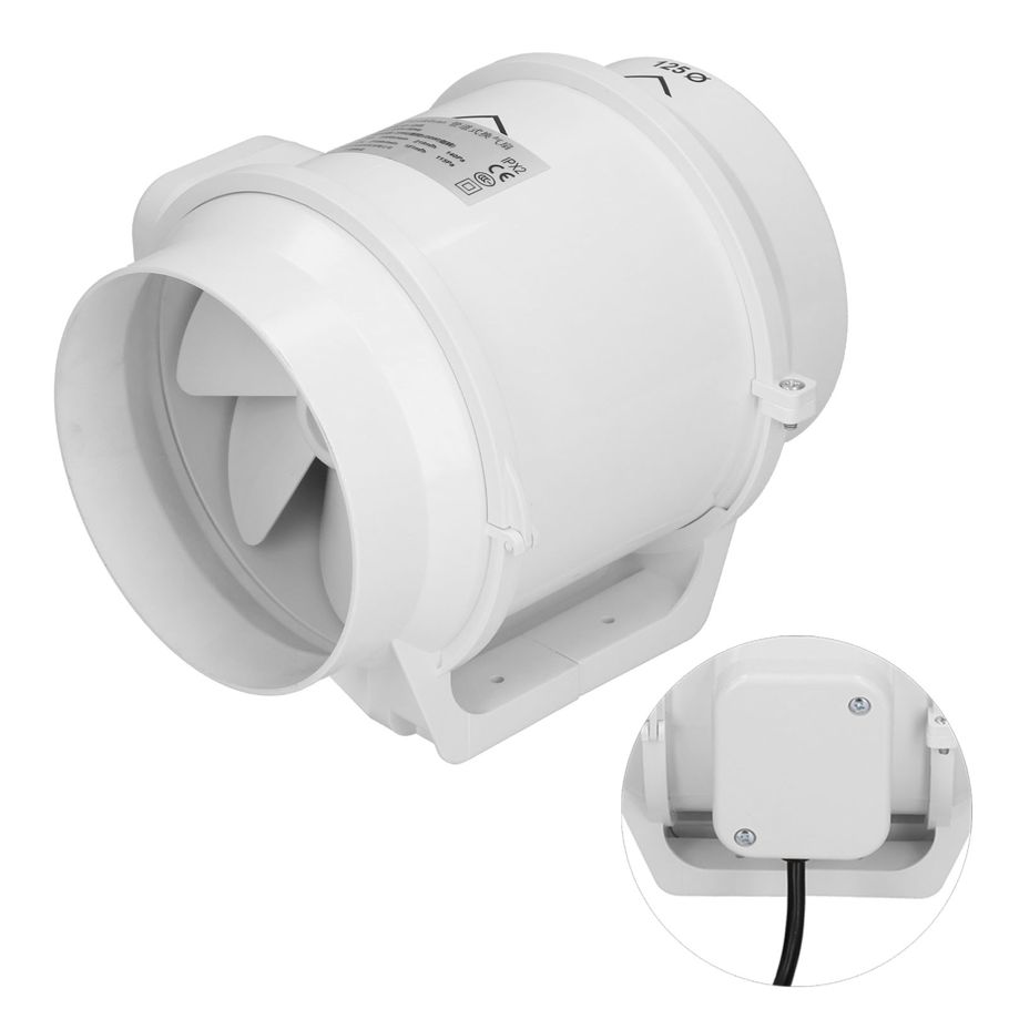 Exhaust Fan Mute Wall‑Mounted Ventilation with Strong Wind Speed for Bathroom Bedroom 220V