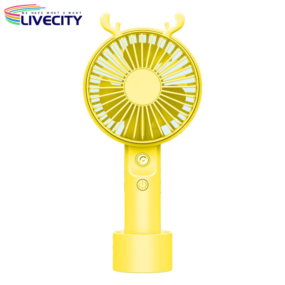Handheld Standable USB Charging Automatic Humidification Mist Fan for Outdoor