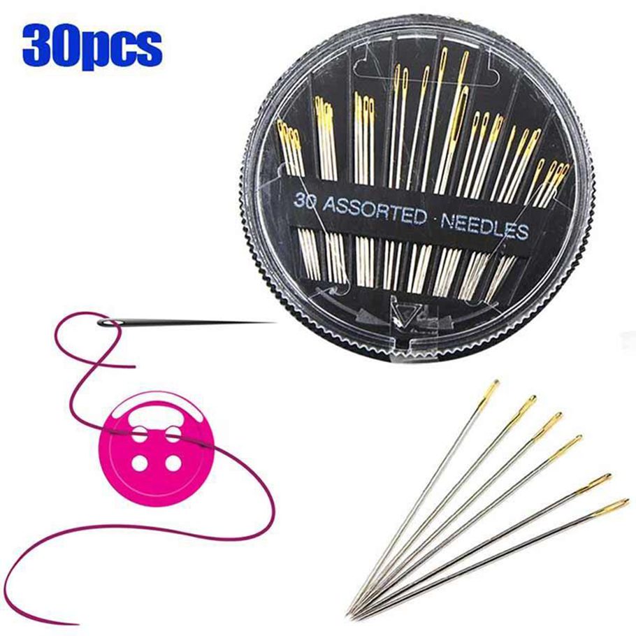 Popular 30PCS Assorted Hand Sewing Needles Embroidery Mending Craft Quilt Sew Case professional design