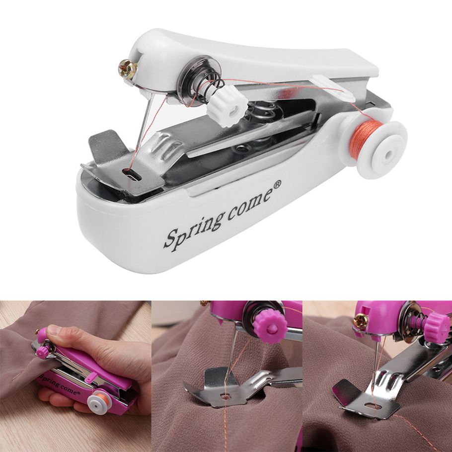 Manual Mini Handheld Sewing Machine-Multicolor