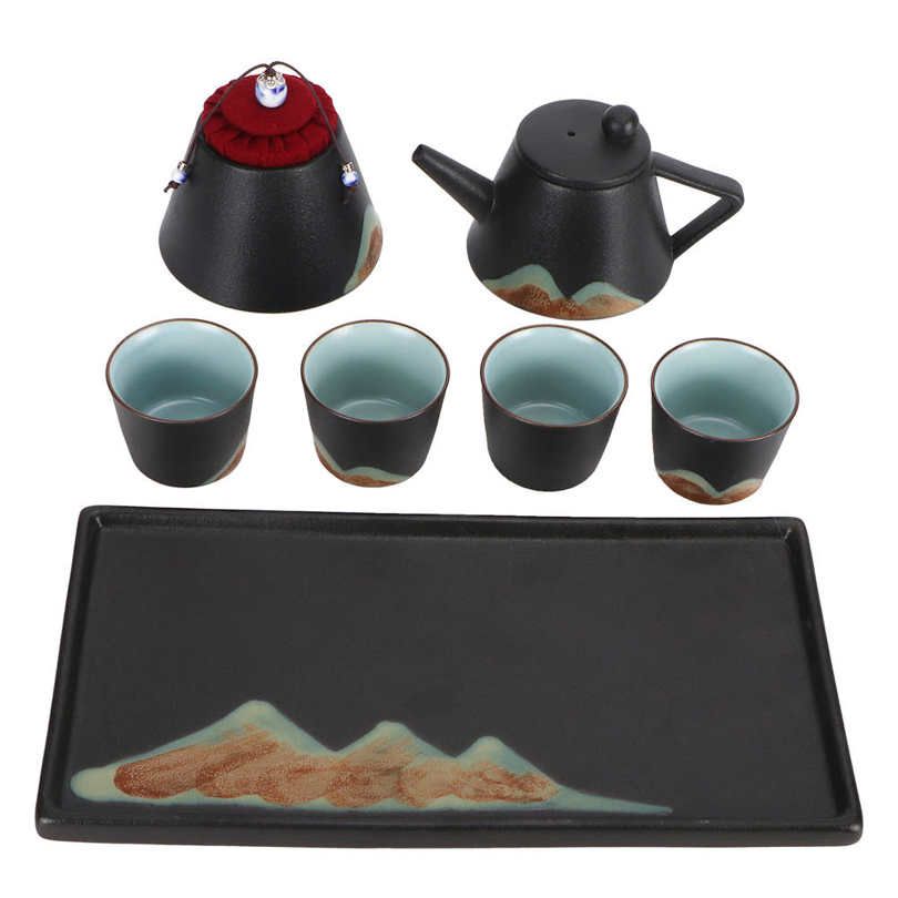 Buy Ying Kung Fu Tea Set Hand-Made Ceramic Teapot Cup Tray Kit Gift Teaware Home Decoration