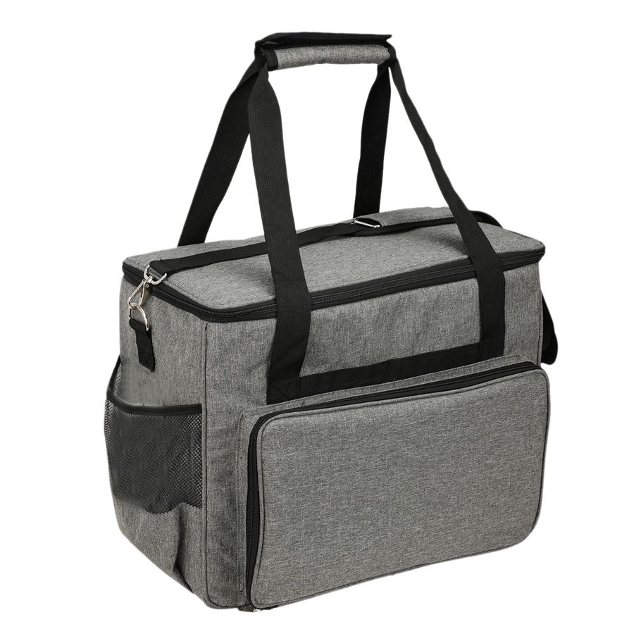 Sewing Machine Storage Organizer Sewing Machine Bag Travel Tote Bag for Most Standard Sewing Machines and Accessories Gray