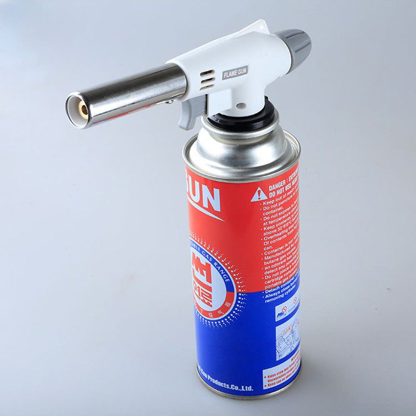 Butane Gas Torch With Gas Can And Auto Fire Use BBQ