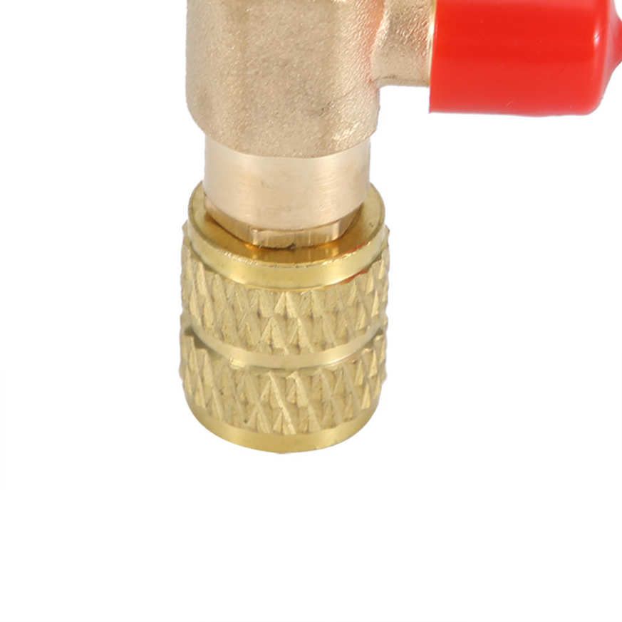 R410A R22 Air Conditioning Refrigerant Copper Valve Safety Adapter Coupler Part