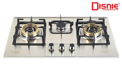 Disnie Auto 3 Burner Stainless Steel Gas Stove-NG/LPG (DCGS-326SS)
