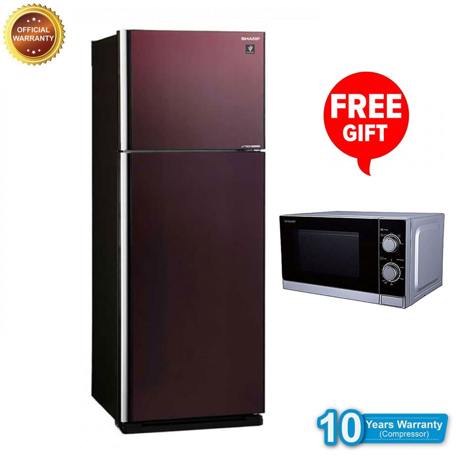 Sharp-Inverter Refrigerator SJ-EX455P-397 Liters-Brown
