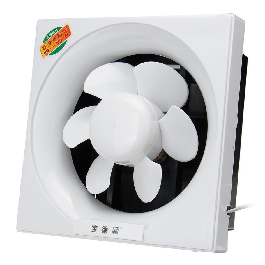Powerful Low Noise Ventilation Extractor Exhaust Fans With Shutter 6" 8" 10" 12"
