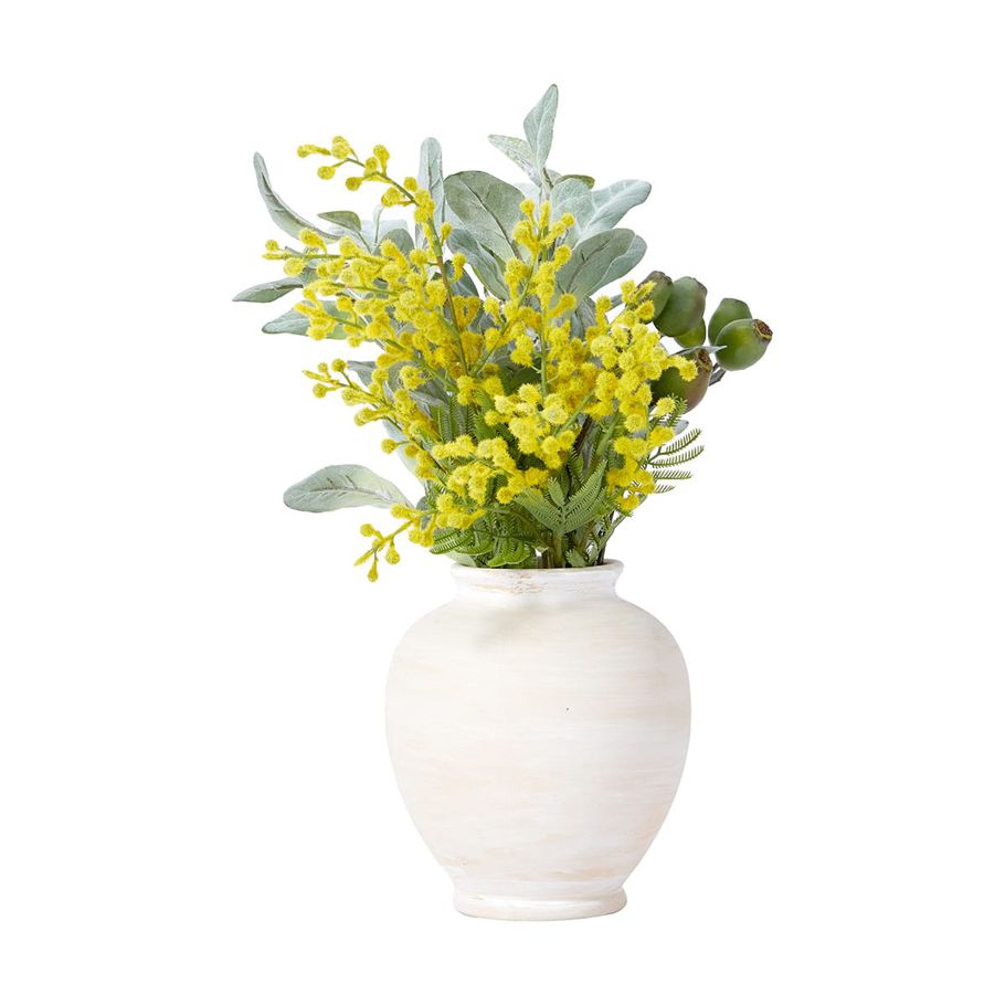 Artificial Wattle in Vase