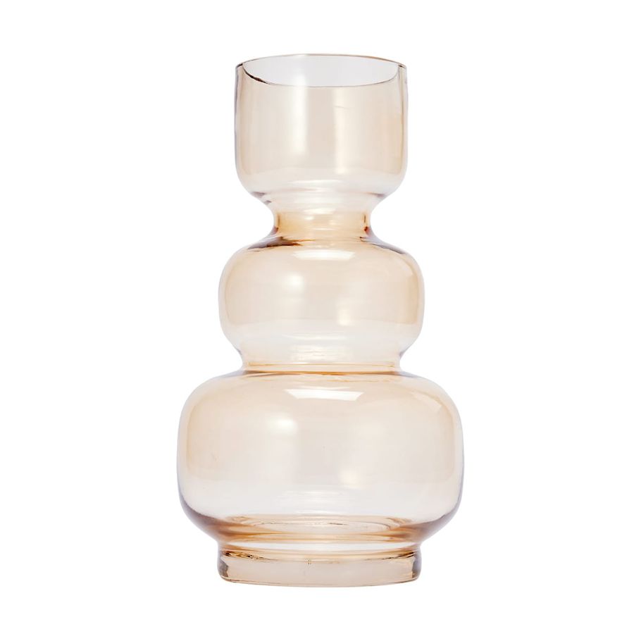Amber Tiered Vase