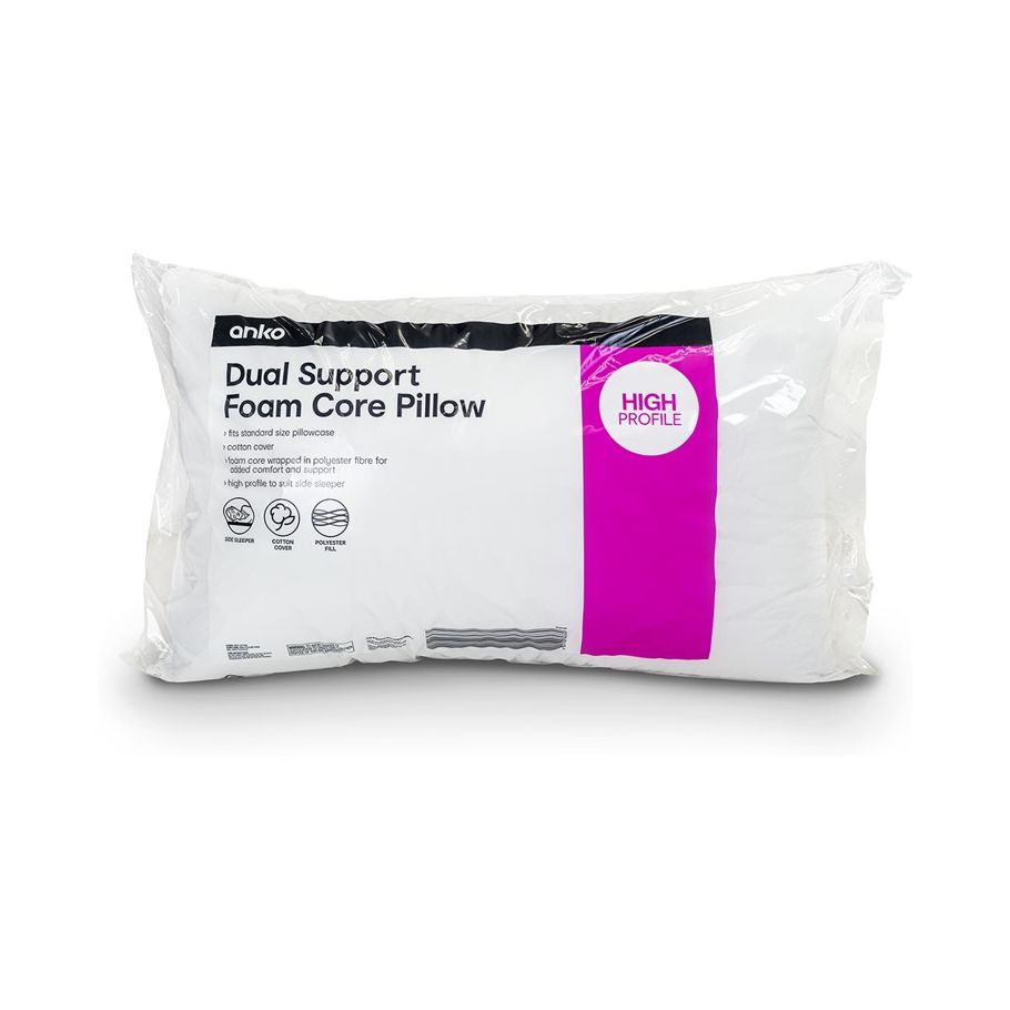 Dual Support Foam Core Pillow