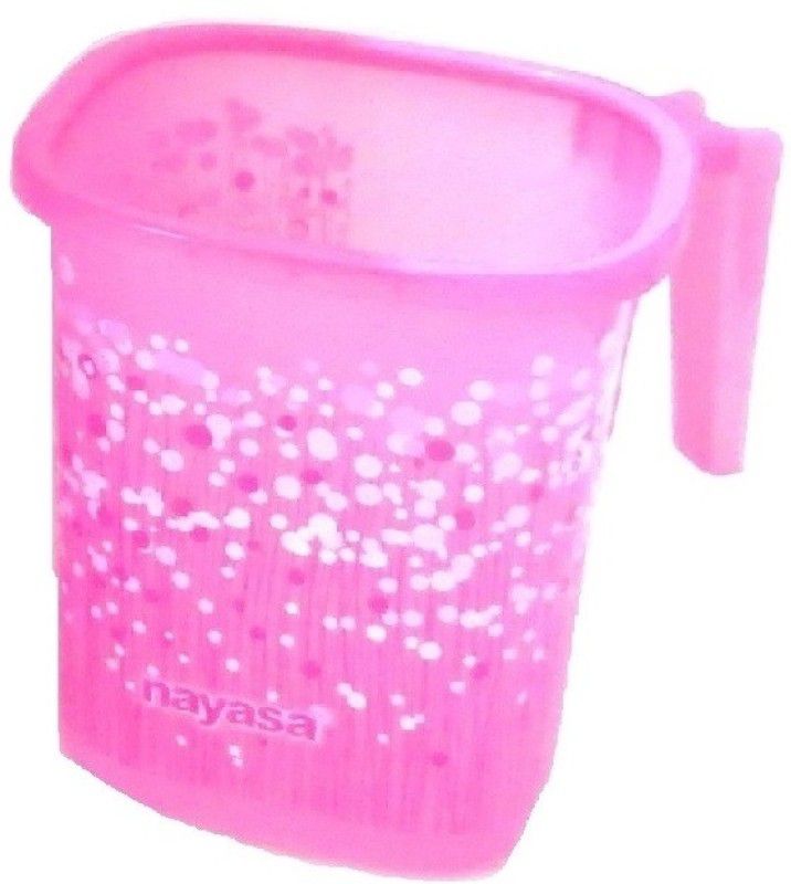 NAYASA Plastic Bath Mug  (Pink 1)