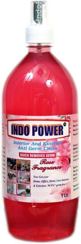 INDO POWER ABmm163-Disinfectant Sanitizer Spray ANTI GERM CLEAN (QUICK REMOVES GERM) ROSE 1ltr. MULTI  (1000 ml)